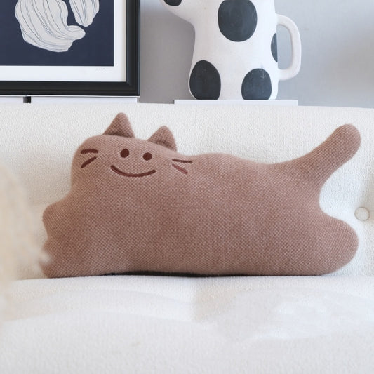 Cozy Cat-Themed Sofa Pillow—Perfect for Living Room & Homestay Decor