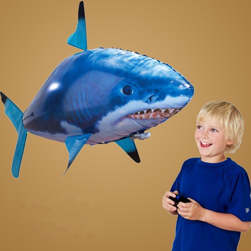 Remote Control Flying Shark Toy – Infrared Air Swimming Balloon