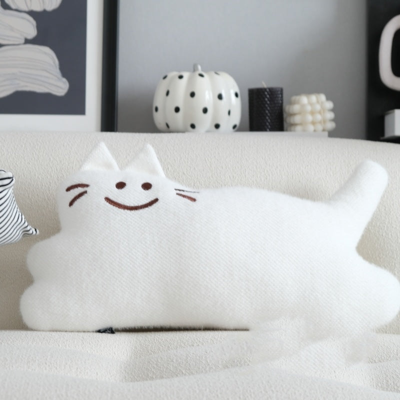 Cozy Cat-Themed Sofa Pillow—Perfect for Living Room & Homestay Decor