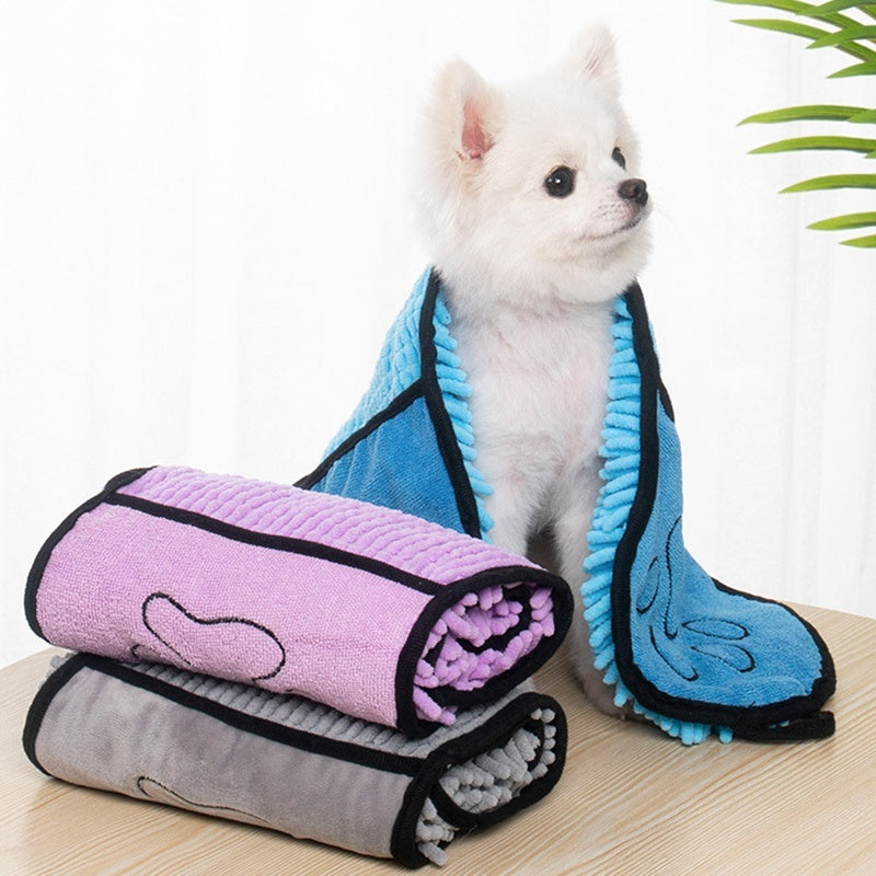 Super Absorbent Microfiber Pet Towels – Quick-Drying Dog & Cat Bathrobes 🐾🐕🐈