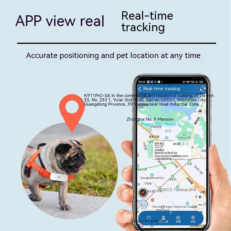 4G GPS Pet Tracker – Waterproof Anti-Lost Collar