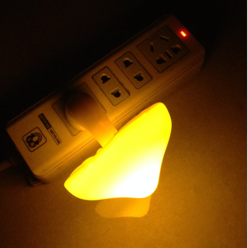 Mushroom LED Night Light - Warm Glow, Smart Sensor, EU/US/AU/UK Plug