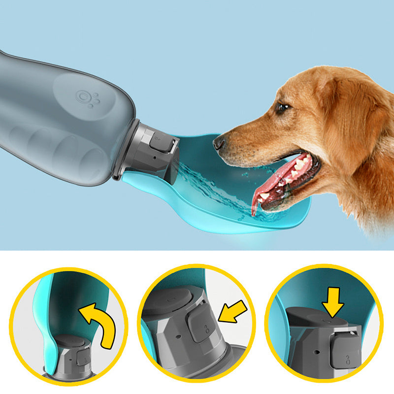 Portable Dog Water Bottle – Leakproof & Foldable for On-the-Go 🐕💧