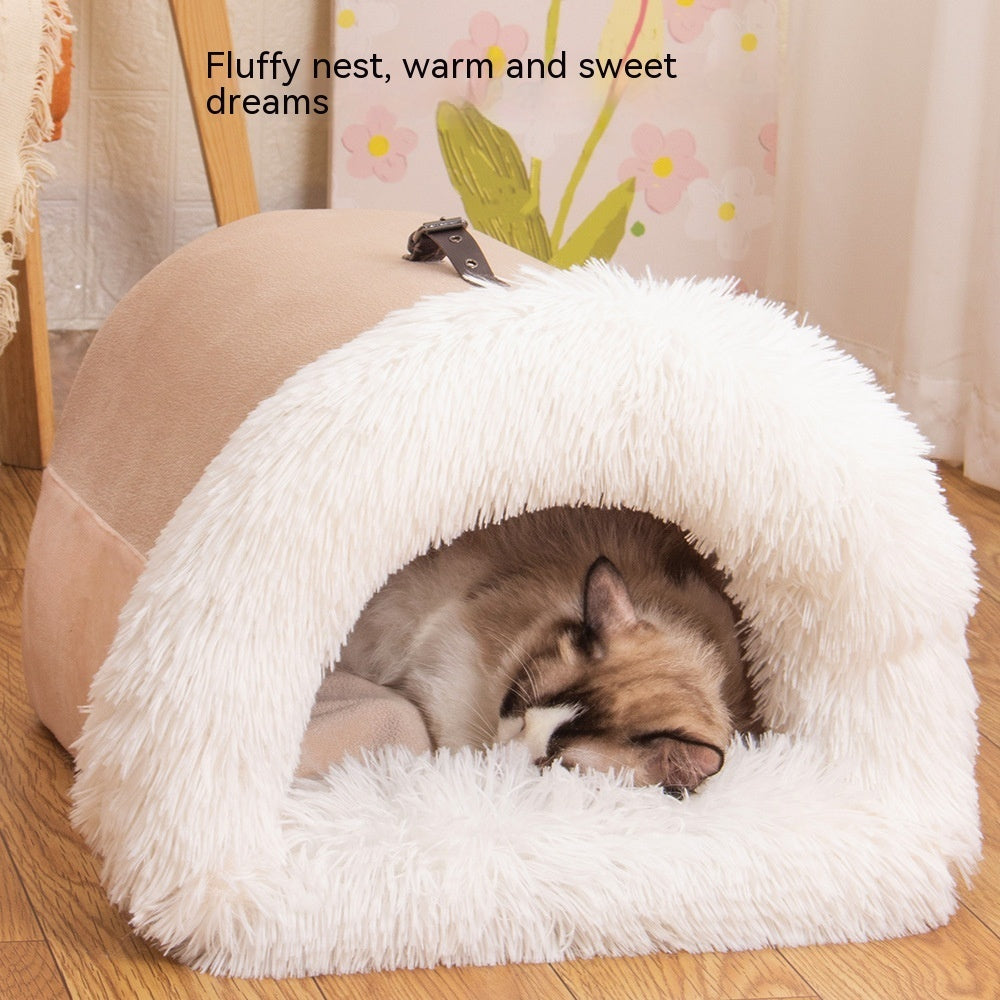 Splice Portable Pet Nest – Cozy & Moisture-Proof for Dogs & Cats 🐾❄️