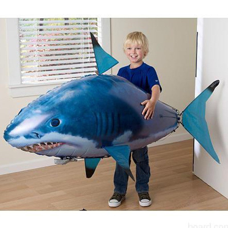 Remote Control Flying Shark Toy – Infrared Air Swimming Balloon