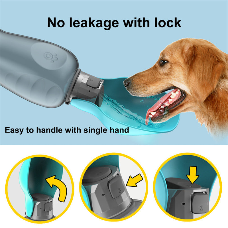 Portable Dog Water Bottle – Leakproof & Foldable for On-the-Go 🐕💧