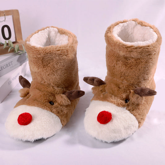 🎄 Indoor Warm Christmas Series Cotton Slippers ❄️🧦