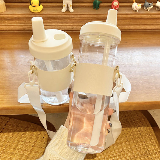 Portable Milk Tea Cup with Straw for Women