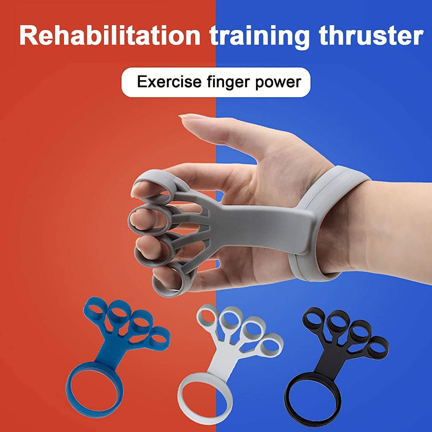 Silicone Finger Grip Trainer – Strengthen & Relieve Pain ✋💪