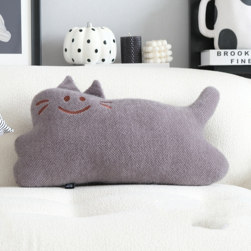 Cozy Cat-Themed Sofa Pillow—Perfect for Living Room & Homestay Decor