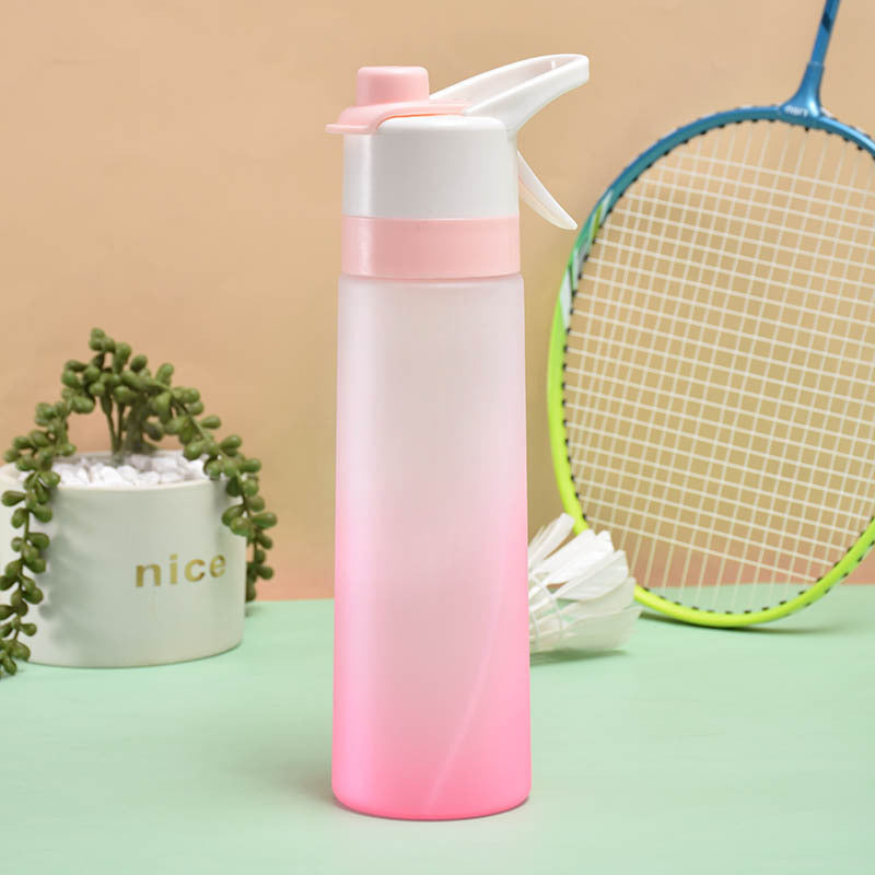 Large Capacity Spray Water Bottle for Girls—Sport, Fitness, Travel, and Kitchen Use