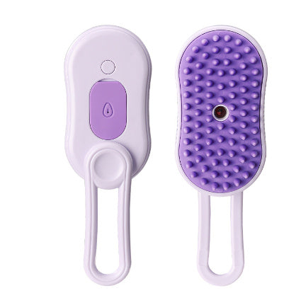 3-in-1 Electric Pet Grooming Brush—Steam Massage & Hair Removal for Cats & Dogs