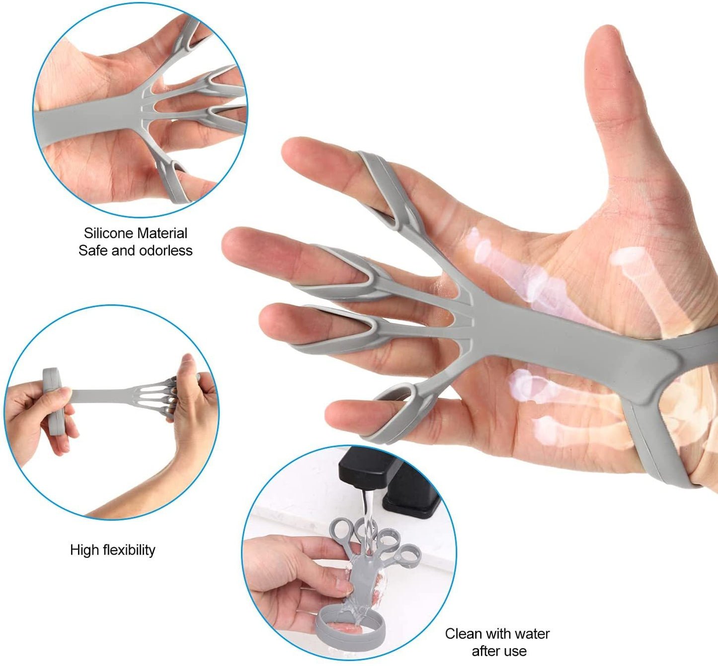 Silicone Finger Grip Trainer – Strengthen & Relieve Pain ✋💪